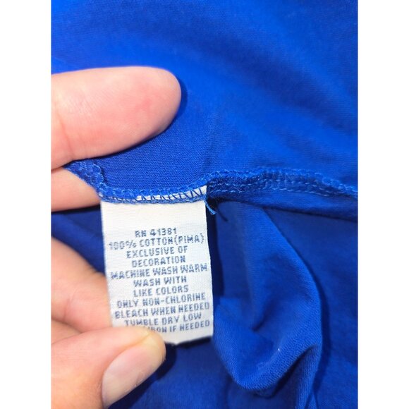 Ralph Lauren Polo Golf Mens XL Blue Vintage Lisle Polo - Picture 6 of 7